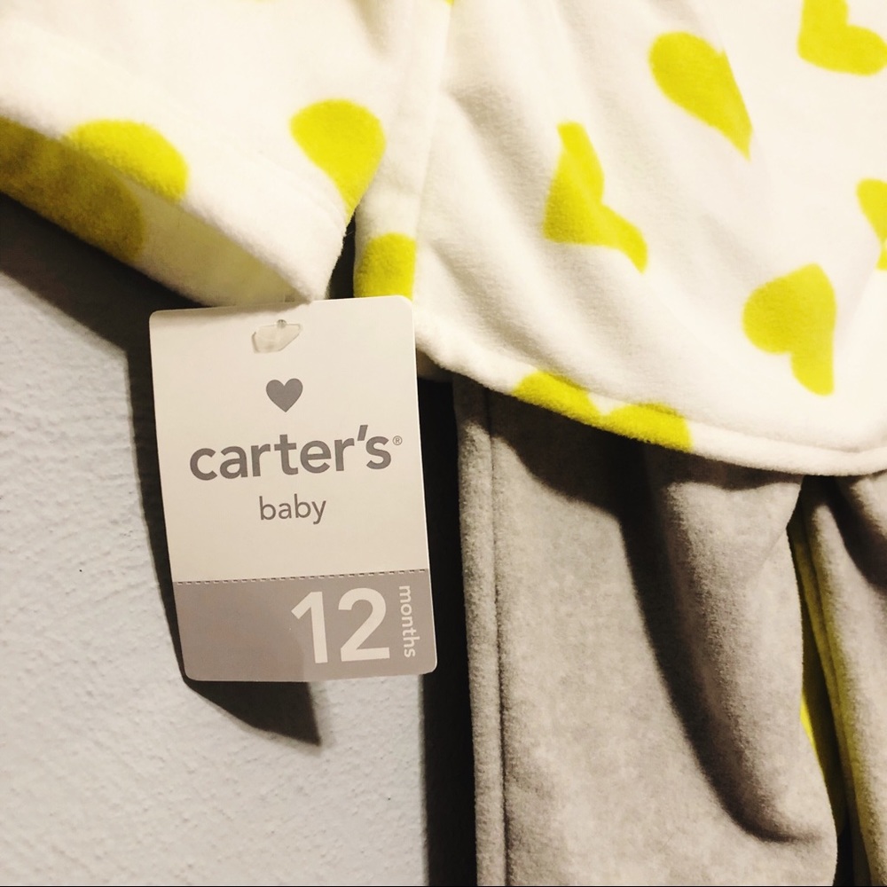 [Carter’s] NWT 12-Month 3-Piece Fleece Outfit - Picture 3 of 5